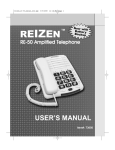 REIZEN RE-50 User`s manual