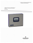 Emerson Liebert Remote Monitoring Panel User manual