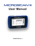 Blue point Microscan III User manual