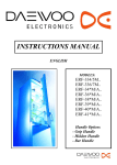 Daewoo ERF-38.M Operating instructions