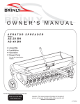 Brinly-Hardy AS-30 BH Owner`s manual