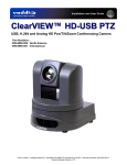 VADDIO ClearVIEW 999-6990-001 User guide
