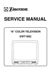Emerson EWT19S2 Service manual
