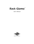 RJM Mini Amp Gizmo User`s manual
