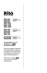 Boss Audio Systems CH600 Specifications