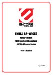 Encore ENDSL-A2PLUS4R2 User`s manual