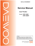 Daewoo DWF-240M Service manual