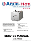 Aqua-Hot 400-LP Service manual