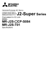 Mitsubishi MR-J2S-CP Specifications