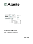 Asante IC36240 Setup guide