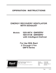 Bard 920-0074 QWSERV Specifications