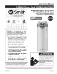 A.O. Smith 500a Instruction manual