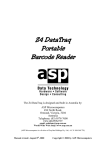 ASP Portable BCR Technical information