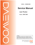 Daewoo DW-1300 Service manual