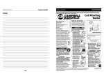 Campbell Hausfeld RN1545 Operating instructions