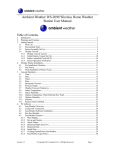 Ambient Weather WS-2090 User manual