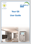 Ener-G G6 User guide