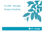 D-LINK Storage Product Portfolio