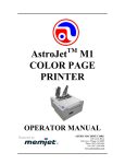 Astro Machine AstroJet M1 Troubleshooting guide