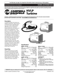 Campbell Hausfeld CE8000 Operating instructions