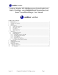 Ambient Weather WR-089 User manual