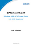 Billion BiPAC 7402GX User`s manual