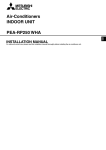 Mitsubishi PEA-RP250 Installation manual