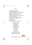 AEG D 5000 Operating instructions