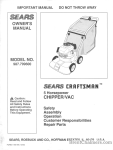 Craftsman 987.799600 Owner`s manual
