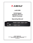 Ashly ne24.24M Specifications