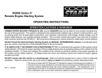 CrimeStopper RS-800 Operating instructions