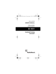 Radio Shack EC-3031 Owner`s manual