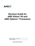AMD Athlon 6 Specifications