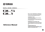 Yamaha QL5 Owner`s manual