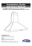 EuroKitchen PS29 Installation guide