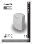 Amcor DC 14 Instruction manual