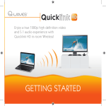 Q-Waves Wireless USB Audio/Video Adapter Set Specifications