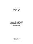 Viper 320HV Installation guide