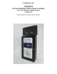 Coleman 12 VOLT 30 AMP SOLAR CHARGE CONTROLLER Specifications