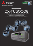 Mitsubishi Electric DX-TL5000E User manual