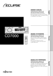Eclipse CD7000 Installation manual