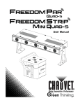 Chauvet Freedom Par User manual