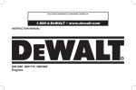 DeWalt DW188F Instruction manual