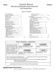 DeVilbiss MG5-OLSTAT-3A Specifications