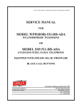 CEECO WPP(HOB)-531-DD-ADA Service manual