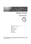 Ricoh Priport DX 4545 Operating instructions