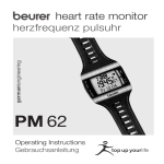Beurer PM 62 Operating instructions
