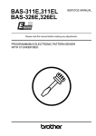 Brother BAS-326 Service manual