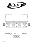 Elation LED 12 Brick II Specifications