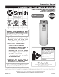American Water Heater 124 Series Instruction manual